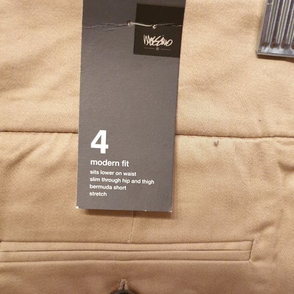 NWT Mossimo Stretch Womens' Size 4 Bermuda Khaki Short Modern Fit - Picture 4 of 7